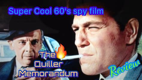 ¿Busca usted una película de espionaje con toques de comedia protagonizada por un agente doble? ¡Conozca The Quiller Memorandum!